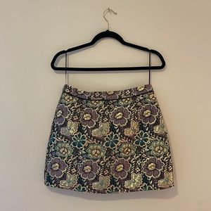 Floral Mini Skirt
